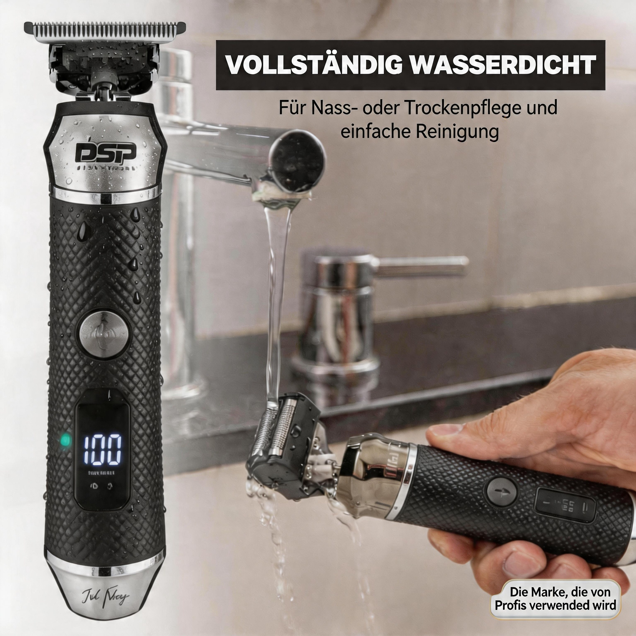 ✂️🧔 50 % RABATT – Luxuriöses 3-in-1 Profi-Pflegeset ⚡🔋: T-Klingen-Trimmer, Folienrasierer, Nasenhaartrimmer – LED-Display, USB-Ladung – perfekt für unterwegs & präzise Nass-/Trockenrasur.