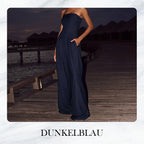 Ärmelloser Jumpsuit mit Taschen💝