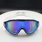 ✨🏊‍Swim Schutzbrille für Erwachsene & Kinder - Anti-Fog Vollschutz, 3-Farben UV-Glas, wasserdichte Ohrstöpsel & Nasenclip, Fit Outdoorfun