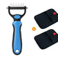 🐾🐾 Doppelpack-Spardeal: 2 kaufen, 1 gratis! 🧼🐱 Professionelles Fellpflege-Enthaarungstool für Hunde & Katzen – entfernt sanft lose Haare, schonend zur Haut, leicht zu reinigen.