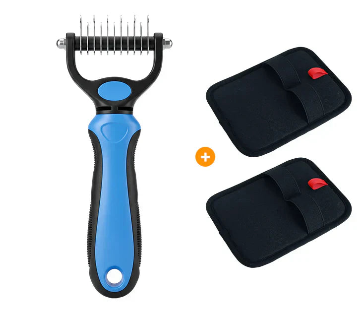 🐾🐾 Doppelpack-Spardeal: 2 kaufen, 1 gratis! 🧼🐱 Professionelles Fellpflege-Enthaarungstool für Hunde & Katzen – entfernt sanft lose Haare, schonend zur Haut, leicht zu reinigen.