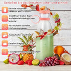 🍋🍓Der meistverkaufte tragbare Entsafter🌟🌟Genießen Sie frischen Saft jederzeit und überall!