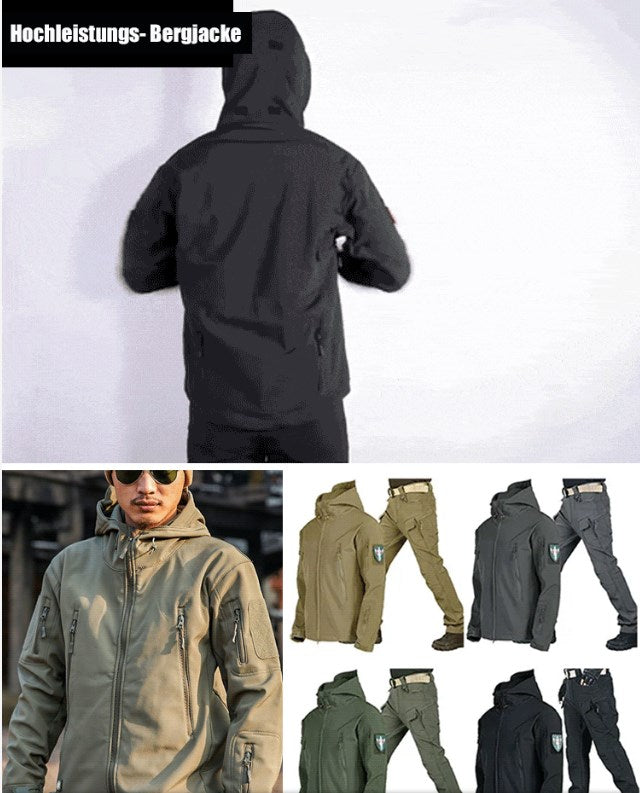 🏔️❄️ Taktisches Softshell-Jacken- & Hosen-Set 🧥👖 wasserdicht, winddicht & isoliert – ideal für Winter und anspruchsvolle Geländeeinsätze