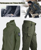 🏔️❄️ Taktisches Softshell-Jacken- & Hosen-Set 🧥👖 wasserdicht, winddicht & isoliert – ideal für Winter und anspruchsvolle Geländeeinsätze