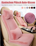 🚙🚙Kuschelige Fell-Auflage für Auto und Zuhause 🔥🔥 Universell & einfach zu installieren