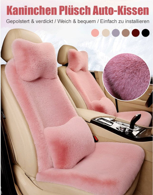 🚙🚙Kuschelige Fell-Auflage für Auto und Zuhause 🔥🔥 Universell & einfach zu installieren