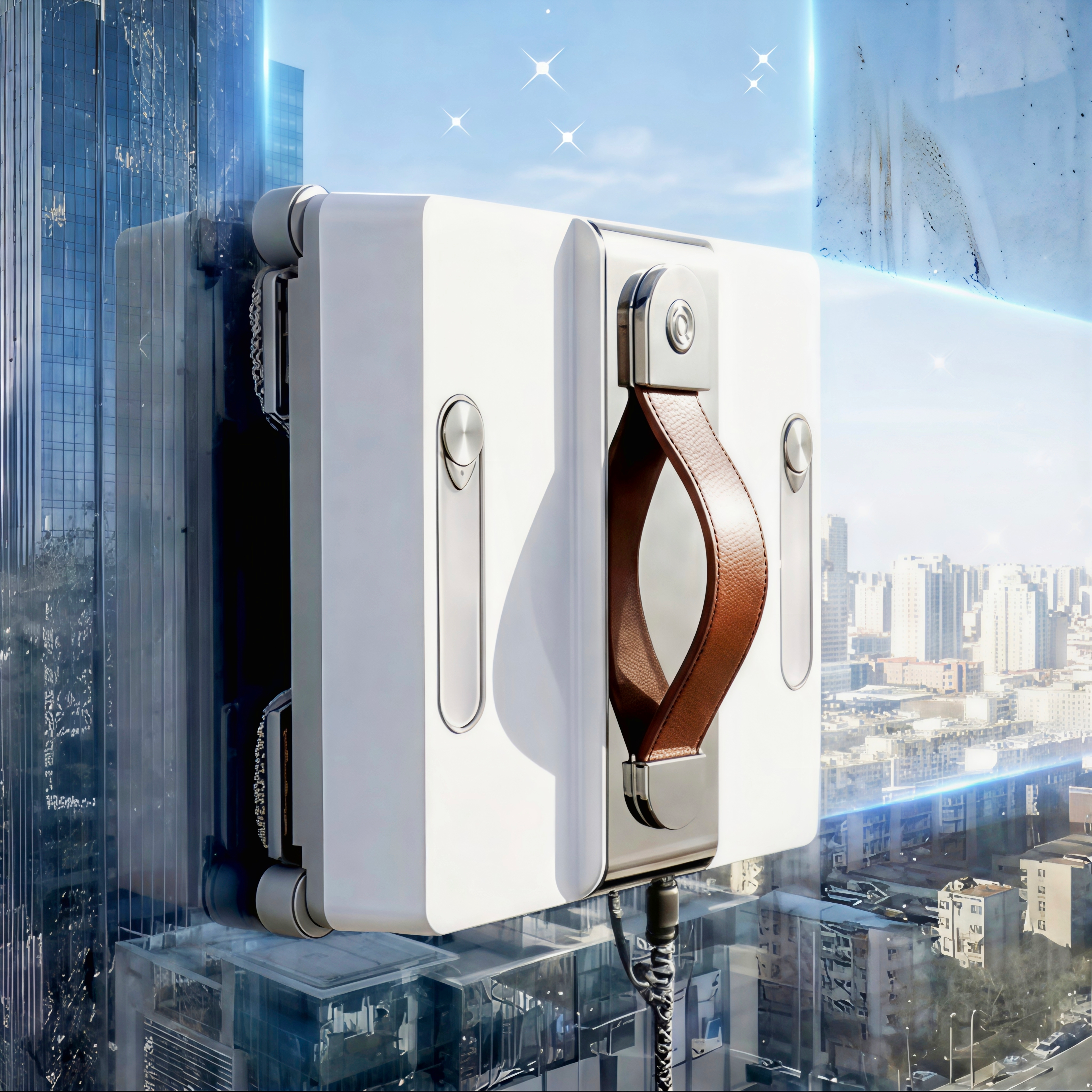 🧹✨ Fensterreinigungsroboter mit Smart Dual Spray – 8-facher Sicherheit, streifenfrei & zeitsparend ✨🧹 Ideal für Hochhaus-Bewohner und glatte Oberflächen!