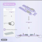 💃🌟 Pilates-Reformer mit Timer & Widerstandsbändern ✨💪 Faltbarer Multifunktionstrainer für Bauch, Rücken, Schultern & Beine – effizientes Home-Workout, kompakt & langlebig