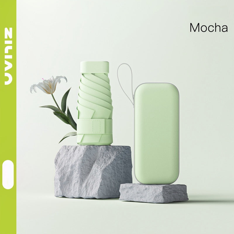 🌂 Portable umbrella, ready for rain or shine! ☀️🌧️