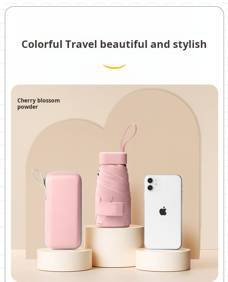 🌂 Portable umbrella, ready for rain or shine! ☀️🌧️