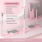 💃🌟 Pilates-Reformer mit Timer & Widerstandsbändern ✨💪 Faltbarer Multifunktionstrainer für Bauch, Rücken, Schultern & Beine – effizientes Home-Workout, kompakt & langlebig