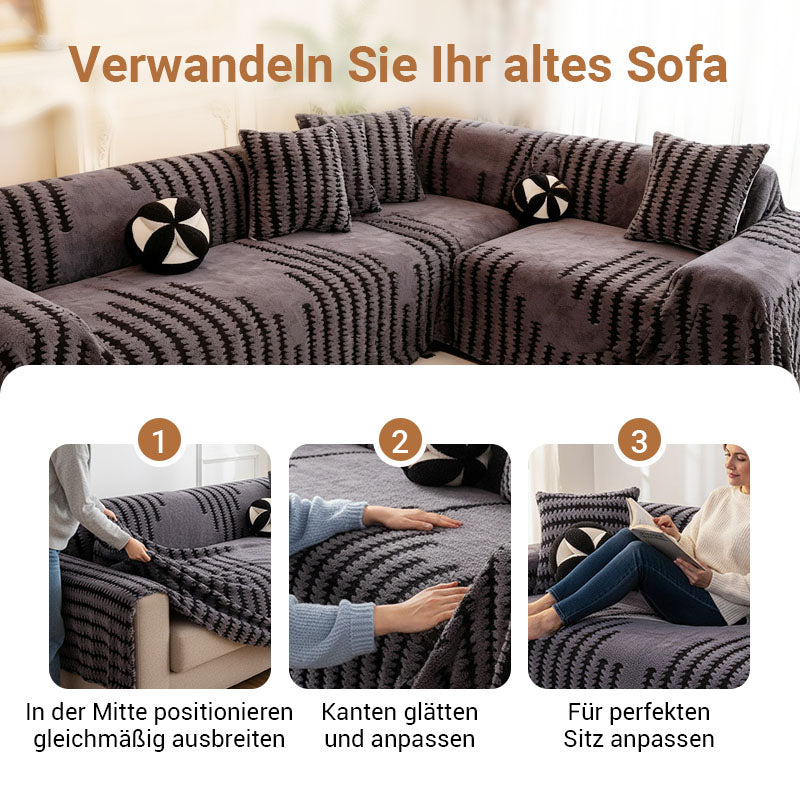 🛋️✨ 57% Rabatt: Kratzfeste Sofa-Überzüge – Auch gegen Tierkrallen! Ultraweiches Sherpa, 🧺maschinenwaschbar & rutschfester Halt.