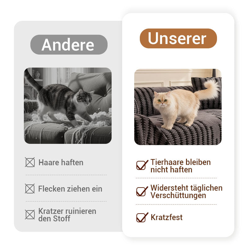 🛋️✨ 57% Rabatt: Kratzfeste Sofa-Überzüge – Auch gegen Tierkrallen! Ultraweiches Sherpa, 🧺maschinenwaschbar & rutschfester Halt.