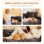🛋️✨ 57% Rabatt: Kratzfeste Sofa-Überzüge – Auch gegen Tierkrallen! Ultraweiches Sherpa, 🧺maschinenwaschbar & rutschfester Halt.