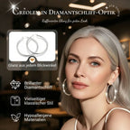 ✨🌟 Creolen in Diamantschliff-Optik für Damen Menge👑👂 Zwei zum Preis von einem – ein Klassiker, der Bestand hat