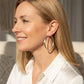 ✨🌟 Creolen in Diamantschliff-Optik für Damen Menge👑👂 Zwei zum Preis von einem – ein Klassiker, der Bestand hat
