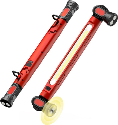 🛠️💡 Arbeitsleuchte 3000LM - Magnetfuß & Aufhängehaken, langlebig🔋✅ mit 5200mAh Akku für Werkstatt & Auto. Jetzt 50% sparen!