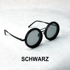 🔥 Verstellbare getönte, polarisierte runde Sonnenbrille