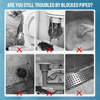 🔥🧼 Starke Tiefenreinigung für Rohre: Löst sogar hartnäckige Blockaden! ⚗️🚫