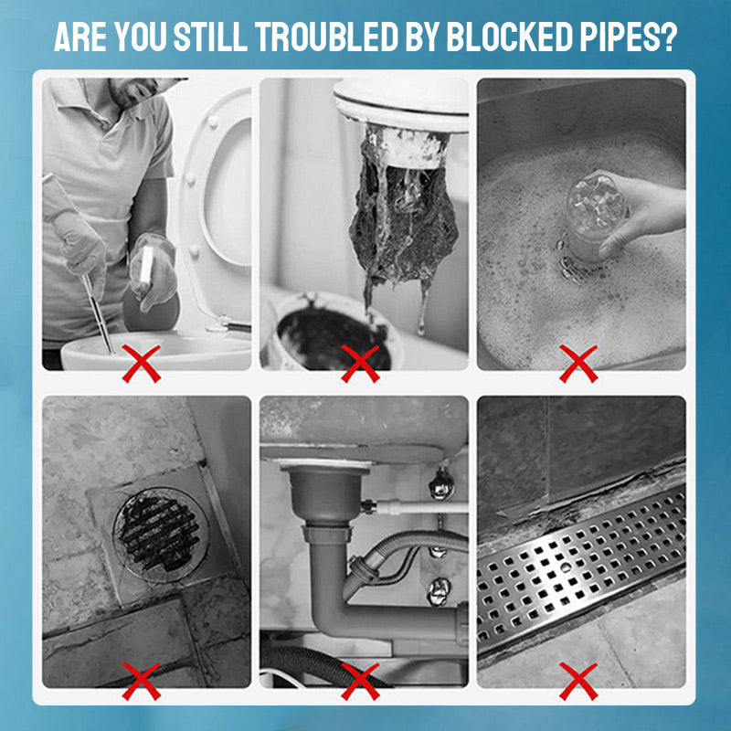 🔥🧼 Starke Tiefenreinigung für Rohre: Löst sogar hartnäckige Blockaden! ⚗️🚫