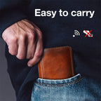 ⚠️ LIMITED-TIME 50% RABATT! 👔 RFID-Schutz Herren Brieftasche – 100% Echtes Rindsleder, Großes Fassungsvermögen 💼