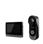 🔊📹 Sofort sehen, wer klingelt – Drahtlose Türklingel-Kamera mit 1080P & 170° Ultra-Weitwinkel 🌧️🌙 IPX65 wasserdicht, Nachtsicht & 4,3-Zoll-Farbmonitor – wetterfest & sicher für Ihr Zuhause.