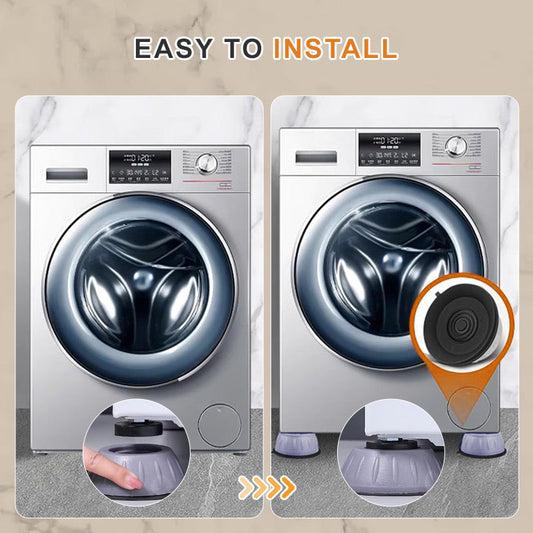 🏡 KAUFEN 2 ERHALTEN 1! ✨ Multifunktionale Geräte-Unterlegpads - Höhenverstellbare Stoßdämpfer für Waschmaschinen & Trockner mit Rutschfestem Design 🔧🧼