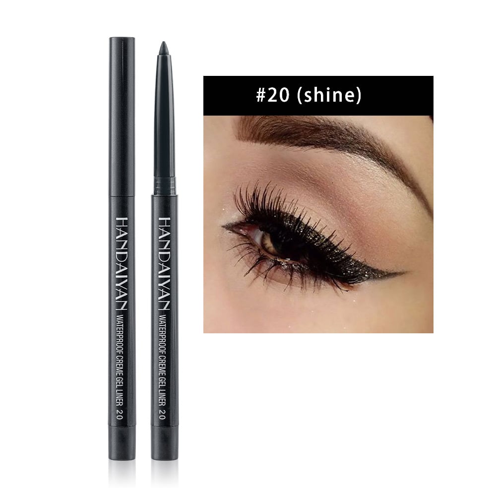 ⏳⏳Befristeter Sonderpreis – 1 kaufen, 1 gratis dazu💥💥20er Set Farbiger Gel-Eyeliner - Wasserdicht, Vielseitig als Lidschatten & Highlighter, Perfekt für Alltag & Festivals