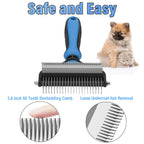 🐾🐾 Doppelpack-Spardeal: 2 kaufen, 1 gratis! 🧼🐱 Professionelles Fellpflege-Enthaarungstool für Hunde & Katzen – entfernt sanft lose Haare, schonend zur Haut, leicht zu reinigen.