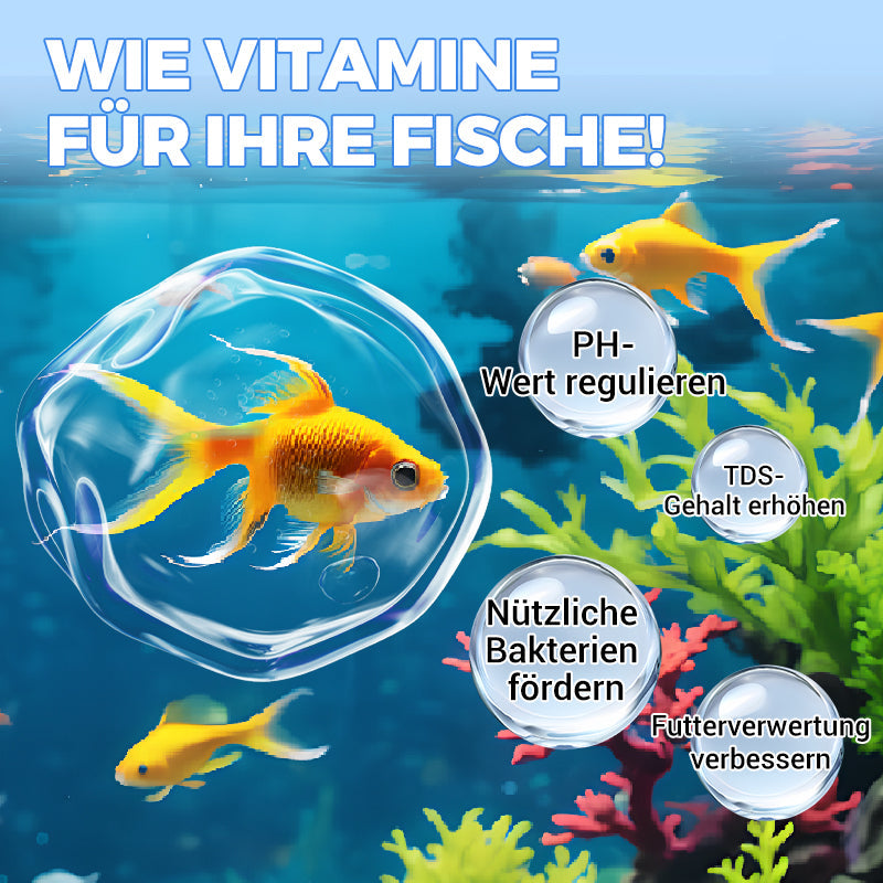 🚀💧Wasserreinigungstablette für Aquarien kaufen 5 und erhalten 5 gratis♻️💧 – Leistungsstarke Reinigung, klares Wasser, gesunde Fische