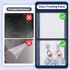 ❄️🎨 Transparente Frostglasfarbe auf Wasserbasis – bis zu 50 % sparen！ Umbringen Sie Privatsphäre & Stil，einfach abwischbar und umweltfreundlich. ✨