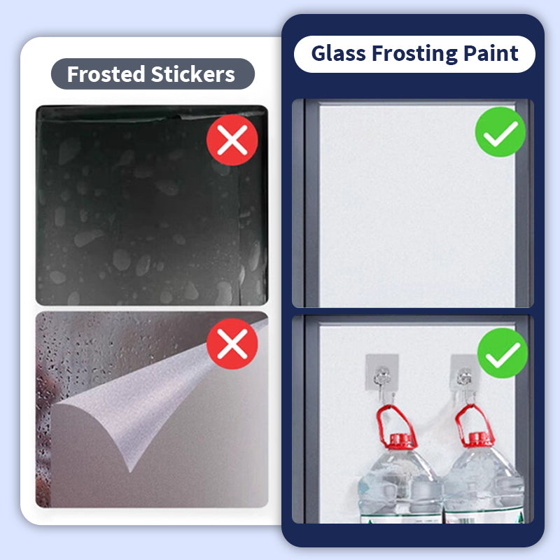 ❄️🎨 Transparente Frostglasfarbe auf Wasserbasis – bis zu 50 % sparen！ Umbringen Sie Privatsphäre & Stil，einfach abwischbar und umweltfreundlich. ✨