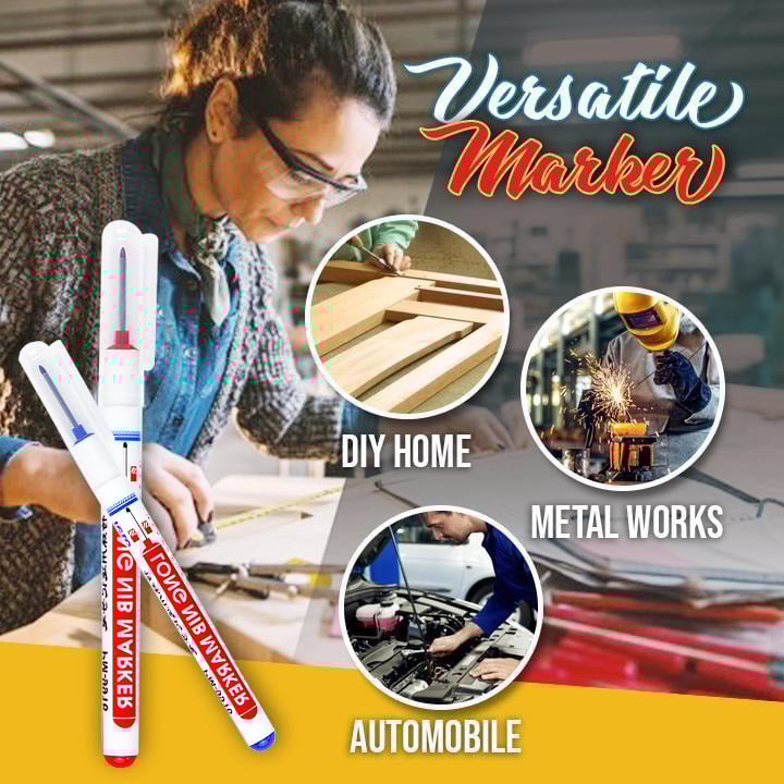 ✨🖋️ Precision Woodworking Pen with Extra-Long Tip ✨🔥 – Master Fine Details & Long-Lasting Use. Engineered for Accuracy, Built Sustainably. Your Go-To for Professional & Hobby Projects!