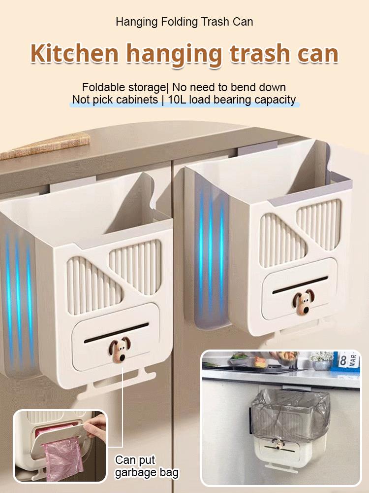 🗑️✨ Klappbarer Hängemülleimer ✨ – Platzsparend & Hygienisch für Ihre Küche 🍽️ Perfekt sortiert, leicht zu reinigen – der praktische Abfallhelfer für ein aufgeräumtes Zuhause! ✅🧼
