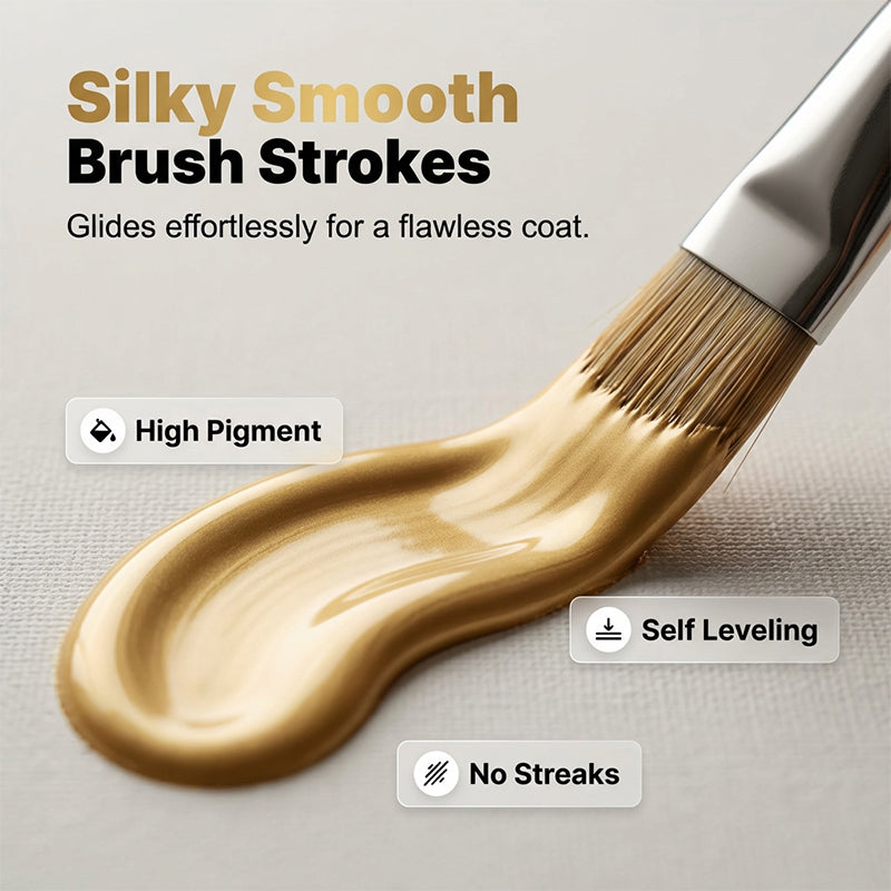 🔥✨ Goldfolienfarbe auf Wasserbasis – 50% Rabatt für kurze Zeit 💥🎨 Perfekt für Kunst & Deko, hochdeckend, leicht anrührbar, metallisch glänzend. Jetzt sparen!