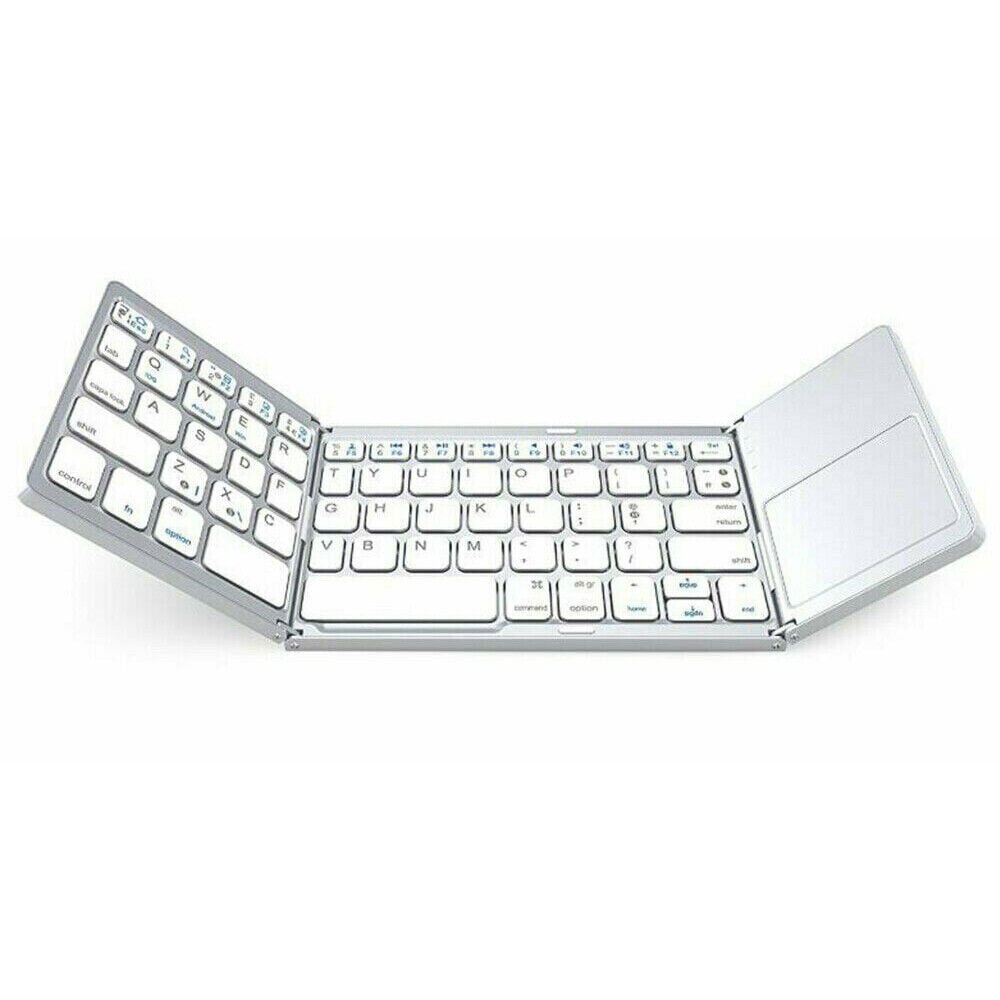 ⌨️📱 Ultradünne faltbare Mini-Bluetooth-Tastatur ✨⚡ – kabellos, leise, ideal für Tablet & Laptop, perfekt für Home-Office & Business-Reisen, klappbar & stylisch