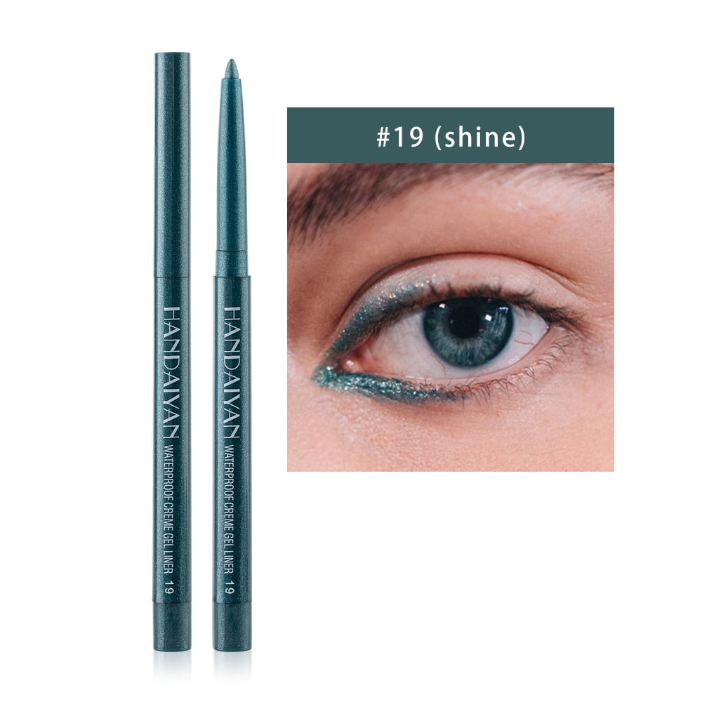 ⏳⏳Befristeter Sonderpreis – 1 kaufen, 1 gratis dazu💥💥20er Set Farbiger Gel-Eyeliner - Wasserdicht, Vielseitig als Lidschatten & Highlighter, Perfekt für Alltag & Festivals