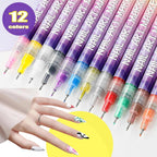 🎨🎨Weihnachtsangebot – 50 % Rabatt💅💅12 Farben Nagelkunst-Stifte Set🎨