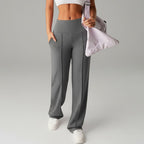 💗LETZTER TAG DES AUSVERKAUFS 50 % RABATT⚡50.000+ VERKAUFT💕Einfarbige, locker sitzende Damenhose mit geradem Bein