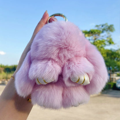 🏆🐰 Handgefertigte Pompon-Hasen-Anhänger – jedes Stück ein Unikat, kuschelig weich & detailverliebt 🎀🎁 Perfekt als persönliches Geschenk oder frühlingshafte Deko