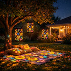🌞💡Hängende Solar-Schattenlaterne✨🔆Durchbrochenes Design – 50 % Rabatt – Wetterfest & autonomes Laden – Für Terrasse & Garten – Zauberhafte Lichtmuster ohne Stromkosten