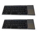 ⌨️📱 Ultradünne faltbare Mini-Bluetooth-Tastatur ✨⚡ – kabellos, leise, ideal für Tablet & Laptop, perfekt für Home-Office & Business-Reisen, klappbar & stylisch