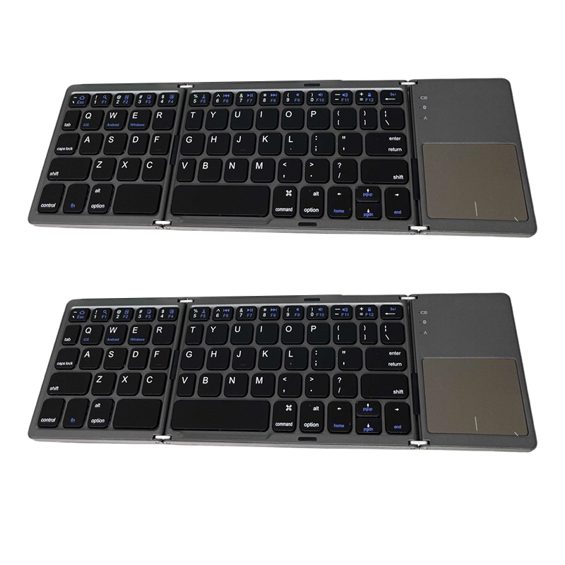 ⌨️📱 Ultradünne faltbare Mini-Bluetooth-Tastatur ✨⚡ – kabellos, leise, ideal für Tablet & Laptop, perfekt für Home-Office & Business-Reisen, klappbar & stylisch