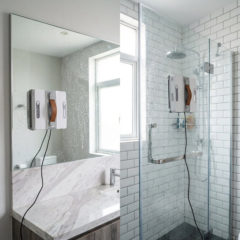 🧹✨ Fensterreinigungsroboter mit Smart Dual Spray – 8-facher Sicherheit, streifenfrei & zeitsparend ✨🧹 Ideal für Hochhaus-Bewohner und glatte Oberflächen!