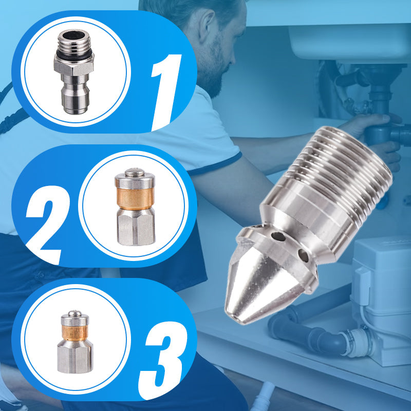 🔥2025 neuer heißer Verkauf🔥Rotations-Hochdruck-Kanalreinigungsdüse