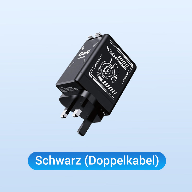 🏆59 % Rabatt✨Das neueste Modell von 2025 ⚡USB-C Schnellladestation mit einziehbarem Kabel – Universell einsetzbar
