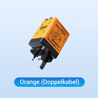 🏆59 % Rabatt✨Das neueste Modell von 2025 ⚡USB-C Schnellladestation mit einziehbarem Kabel – Universell einsetzbar