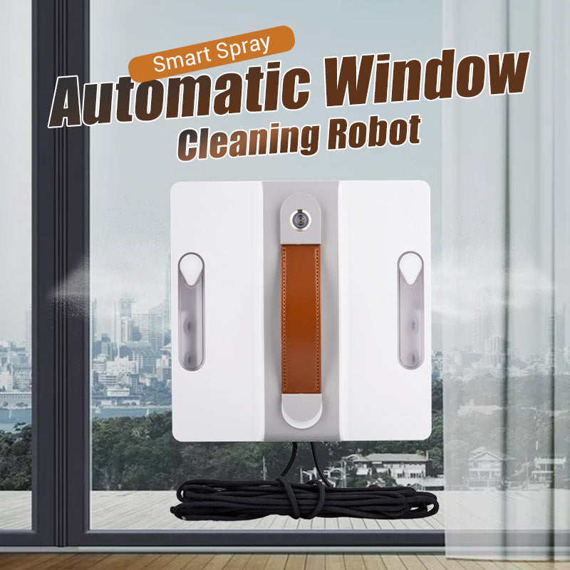 🧹✨ Fensterreinigungsroboter mit Smart Dual Spray – 8-facher Sicherheit, streifenfrei & zeitsparend ✨🧹 Ideal für Hochhaus-Bewohner und glatte Oberflächen!
