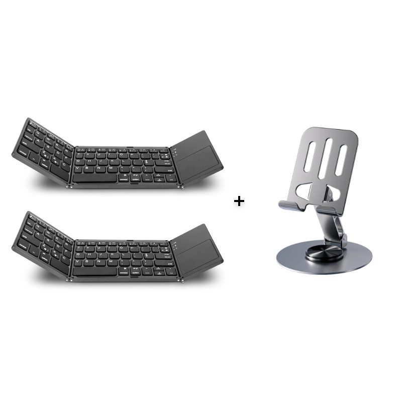 ⌨️📱 Ultradünne faltbare Mini-Bluetooth-Tastatur ✨⚡ – kabellos, leise, ideal für Tablet & Laptop, perfekt für Home-Office & Business-Reisen, klappbar & stylisch