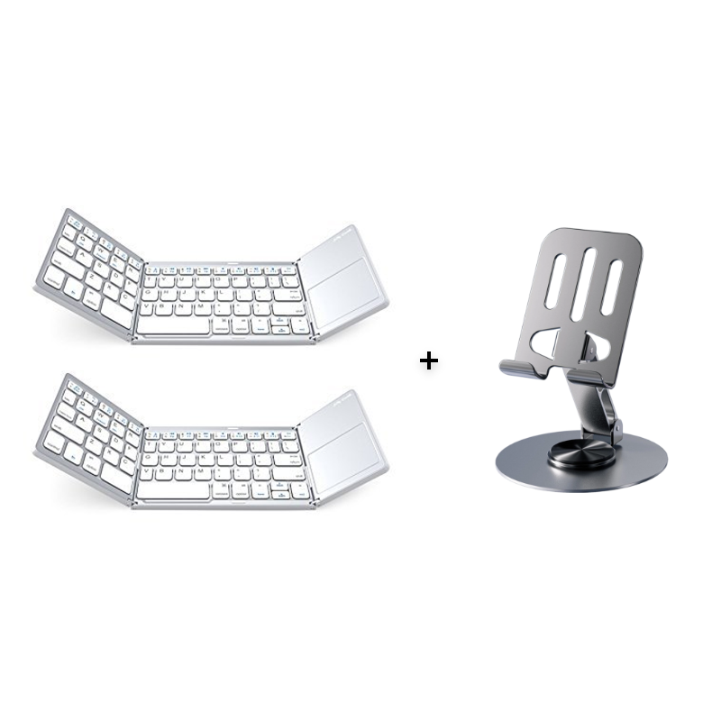 ⌨️📱 Ultradünne faltbare Mini-Bluetooth-Tastatur ✨⚡ – kabellos, leise, ideal für Tablet & Laptop, perfekt für Home-Office & Business-Reisen, klappbar & stylisch